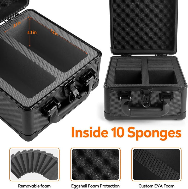 JoyHood Top Loader Aufbewahrungsbox, Graded Card Aufbewahrungsbox, PSA Card Case kompatibel mit Samm