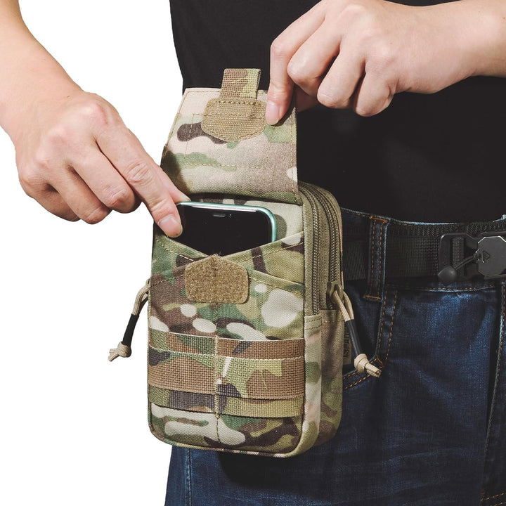 EXCELLENT ELITE SPANKER Taktische Molle Hüfttaschen Nylon EDC Tasche Handytasche Hüfttasche für iPho
