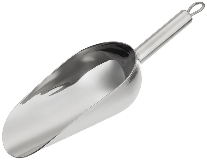 neoLab E-1818 Schaufel aus Edelstahl, 245 mm lang, 250 mL