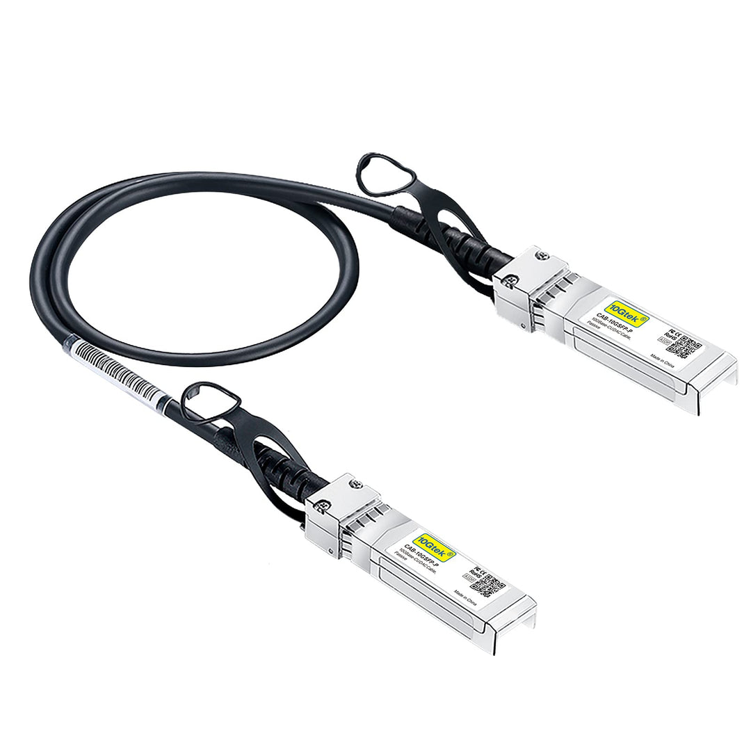 10Gtek für Ubiquiti UniFi SFP+ to SFP+ Kabel 0.25-Meter(0.8ft), 10GBASE-CU SFP+ Direct Attach Copper