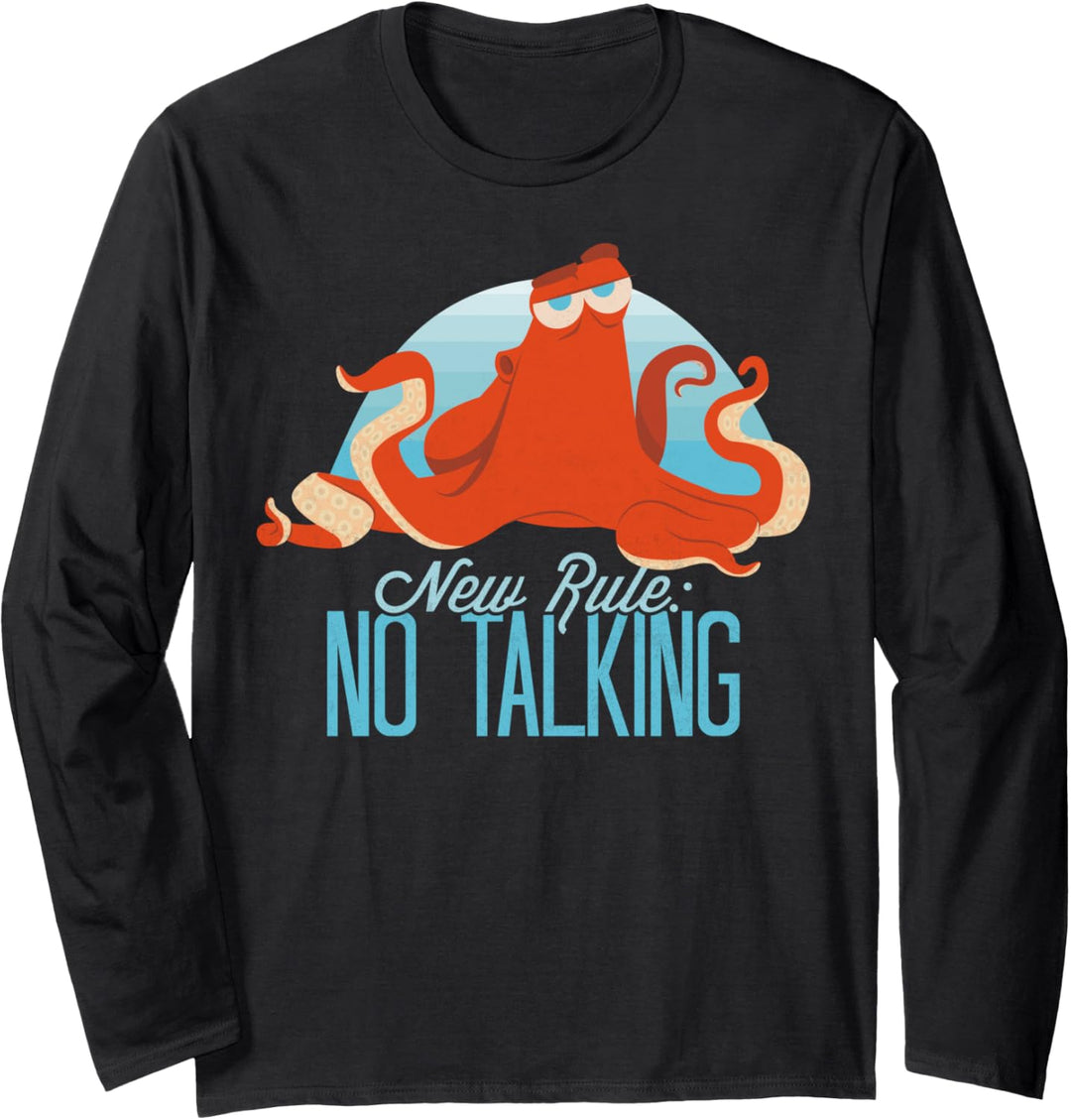 Disney Pixar Finding Dory Hank New Rules Text Langarmshirt
