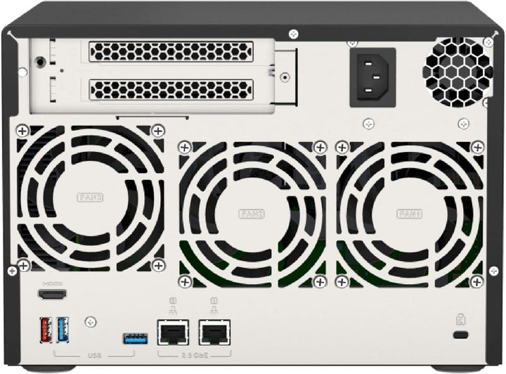 Qnap TVS-675-8G 6 Bay 2,5 GHz 8GB 2 X 2,5GBE / 8 GB SODIMM DDR4 / max 64GB (2 x 32 GB) / 2 x M.2 228