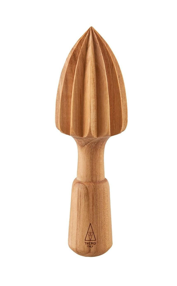 Alessi UT108 Zitronenpresse aus Kischbaumholz, Holz, braun, 7 x 15.5 x 54 cm
