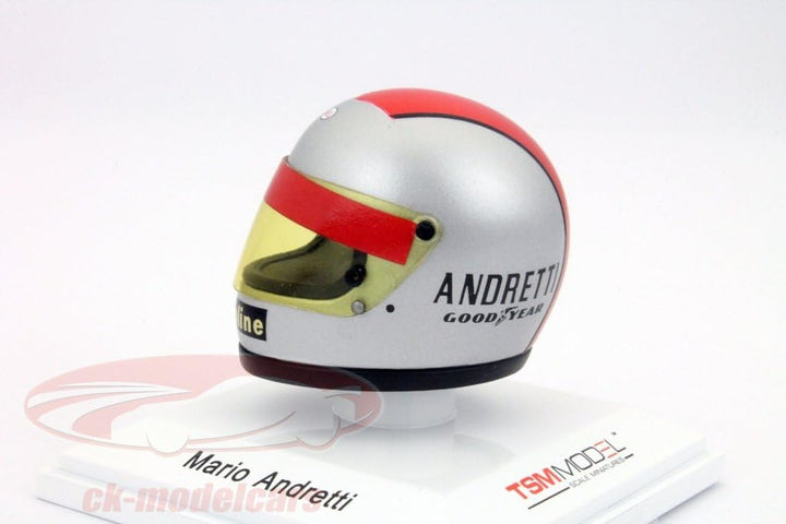 Mario Andretti Weltmeister Formel 1 1978 Helm 1:8 TrueScale