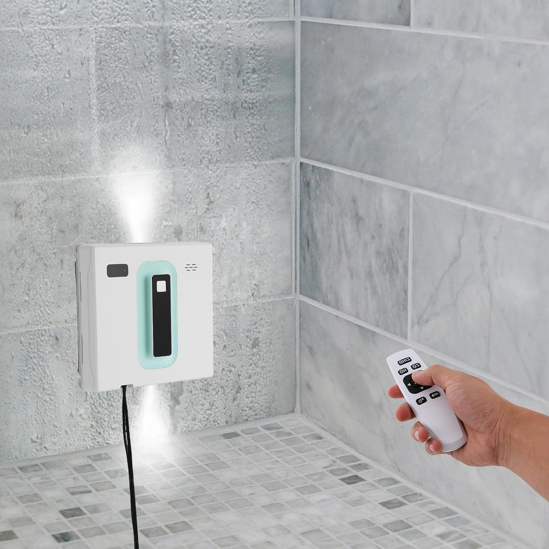 Fensterreiniger, 2500 Pa Professioneller Elektrischer Fensterreiniger mit Doppeltem Wassersprühsyste