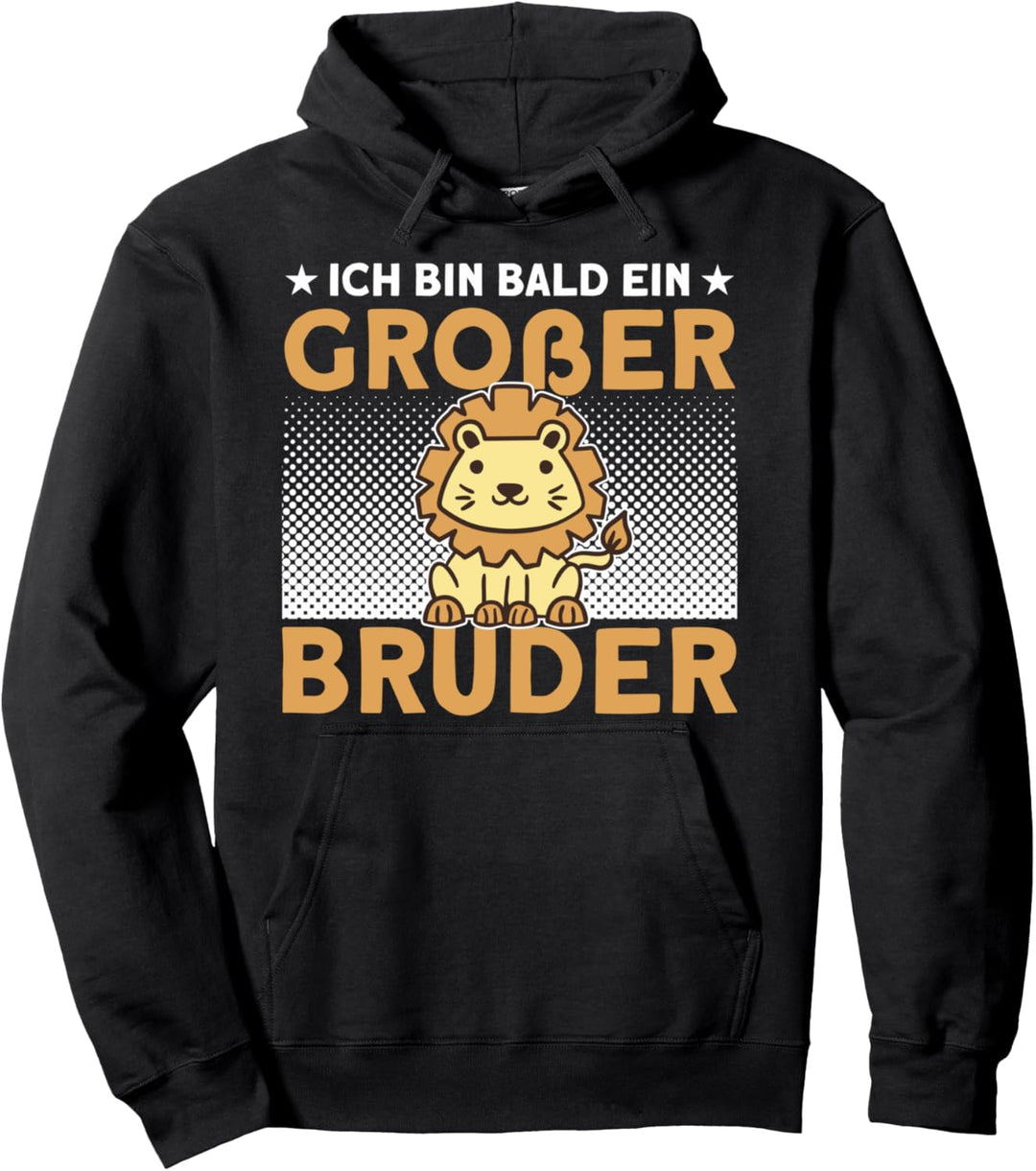 Grosser Bruder Geschwister Kind Löwe Pullover Hoodie