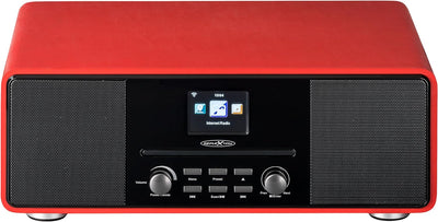 Reflexion HRA19INT DAB- und Internetradio mit CD-Player und Radiowecker (UKW, DAB, DAB+, Bluetooth,