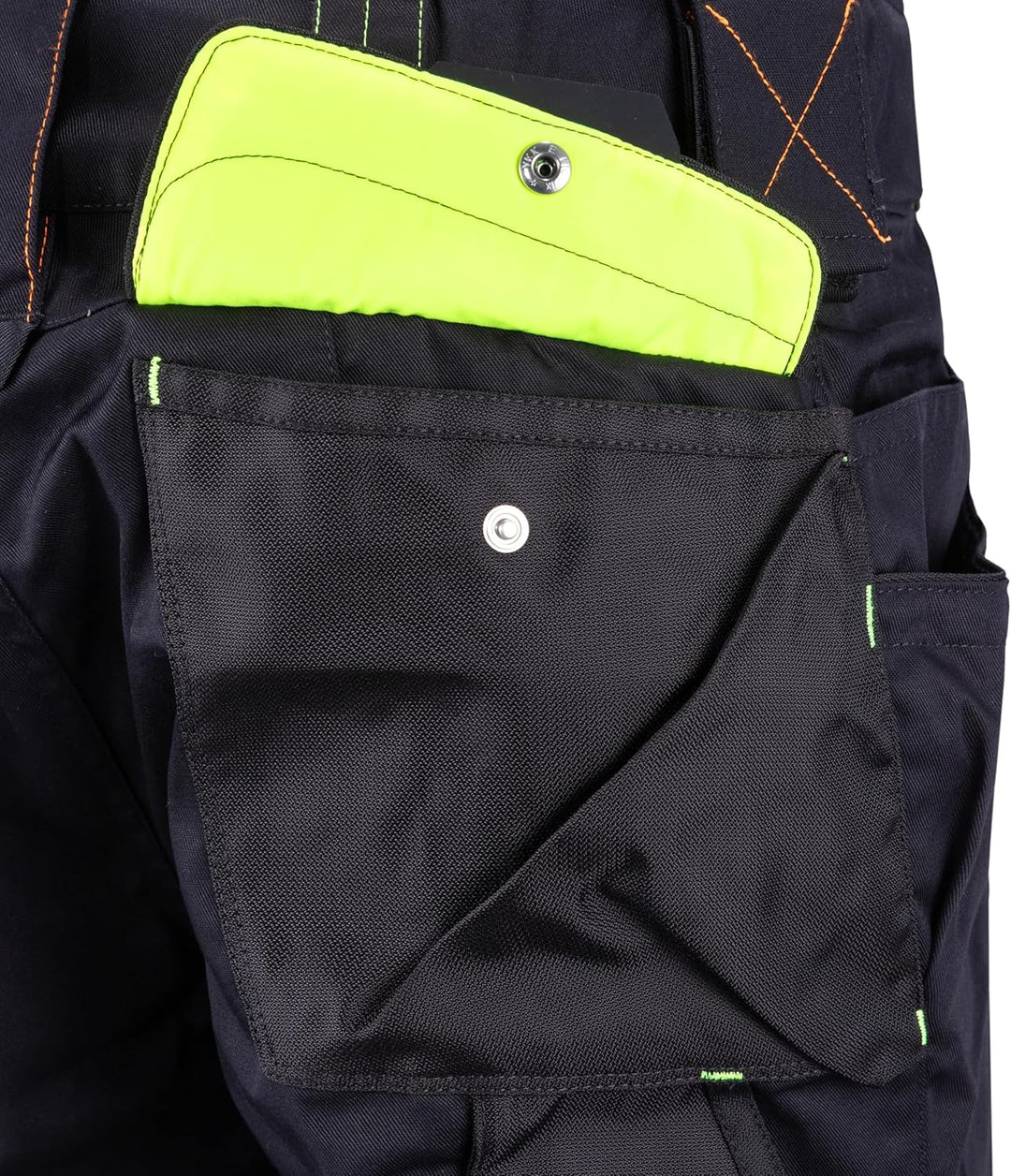 Engelbert Strauss 65513 SHORTS e.s.motion 2020 - sportlich Arbeitshose, schwarz/gelb, Grösse 54 54 S
