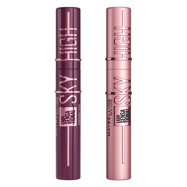 New York Schwarze Wimperntusche für extrem lange Wimpern, Lash Sensational Sky High Mascara, Very Bl