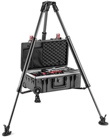 Manfrotto 2 in 1 Stativspinne, Kompatibel mit Manfrotto Fast Series 645 FTT/635 FST Stativen, für Pr