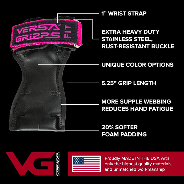 Versa Gripps® FIT Authentisch. Das Beste Trainingszubehör der Welt. IN DEN USA HERGESTELLT Schwarz S