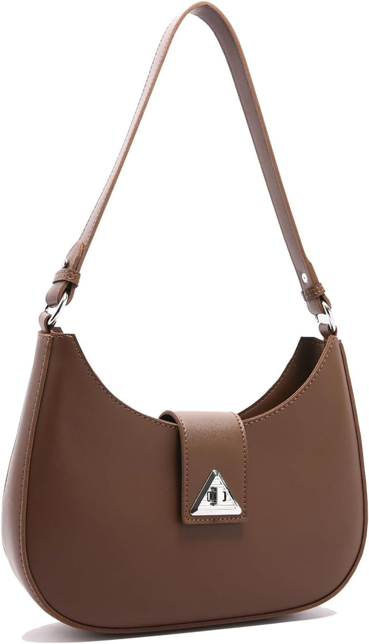 Travistar Handtasche Damen Klein Elegant Schultertasche Damen PU Leder Hobo Bag Y2k Tasche Satteltas