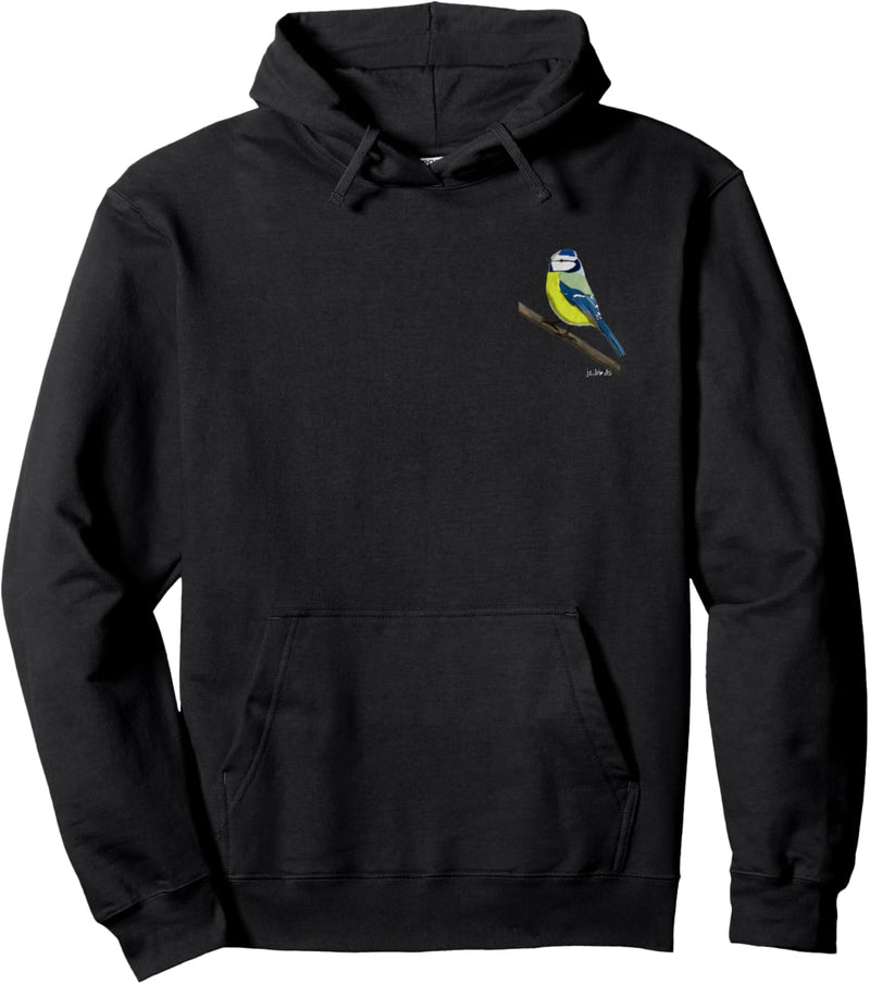 Blaumeise Vogel Singvogel Vogelfreund Ornithologe Biologe Pullover Hoodie