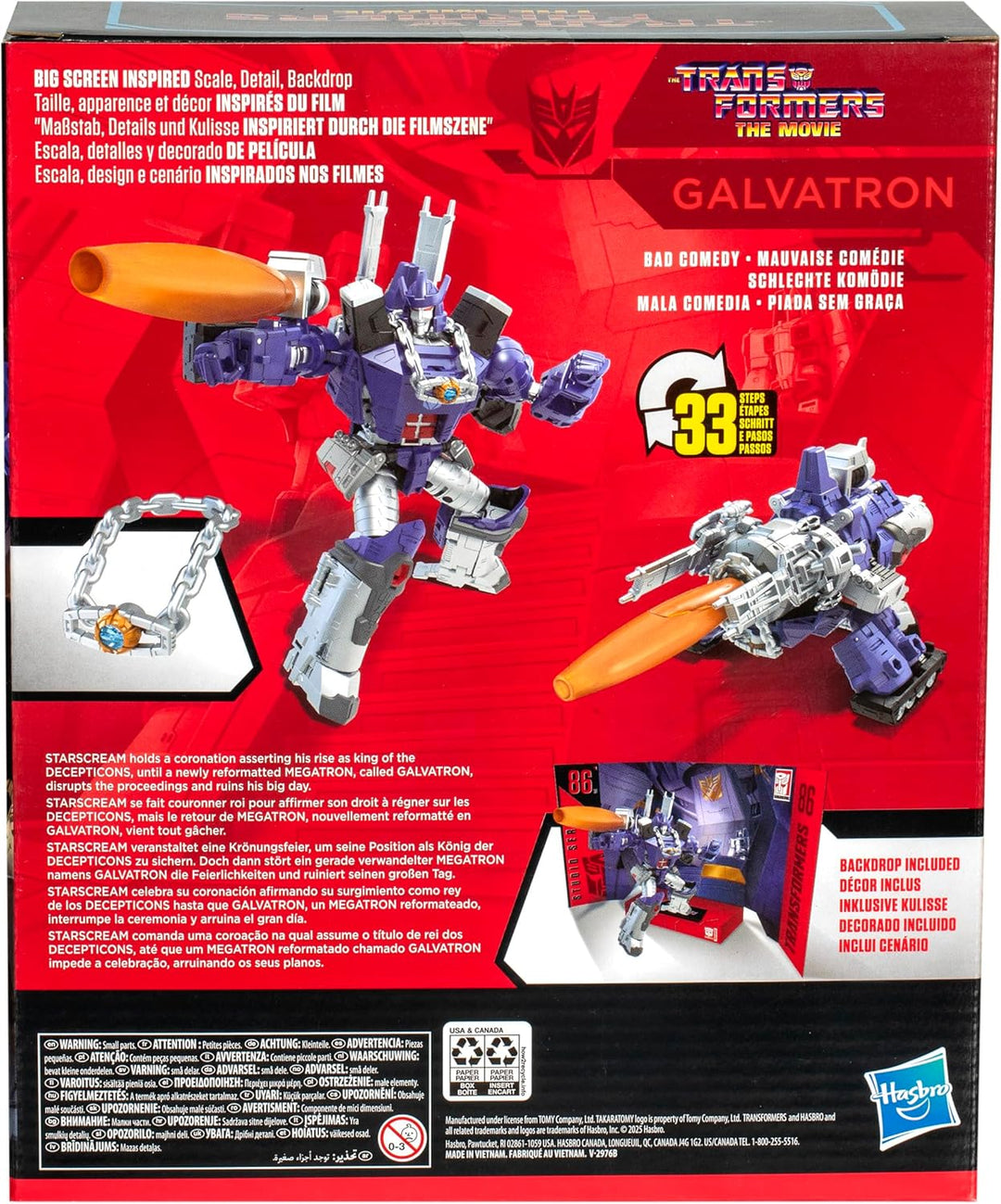 Hasbro Transformers Studio Series Leader-Klasse Transformers – Der Kampf um Cybertron 86-31 Galvatro