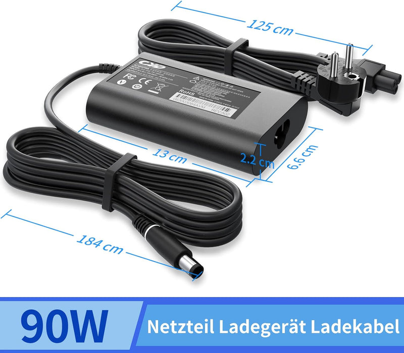 CYD 90W Notebook-Netzteil für Dell-Laptop E5550 E6220 E6230 E6320 E6330 E6400 E6410 E6420 E6430 E644