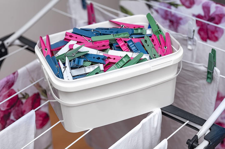 Eimer mit Deckel 3l, Eimer rechteckig, Plastikeimer weiss, lebensmittelecht, 3 Stück 3L - 3 Stück We