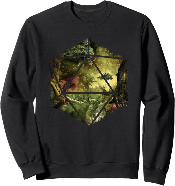 Magie Mystisch Fantasy RPG Games Brettspiele Würfel Sweatshirt