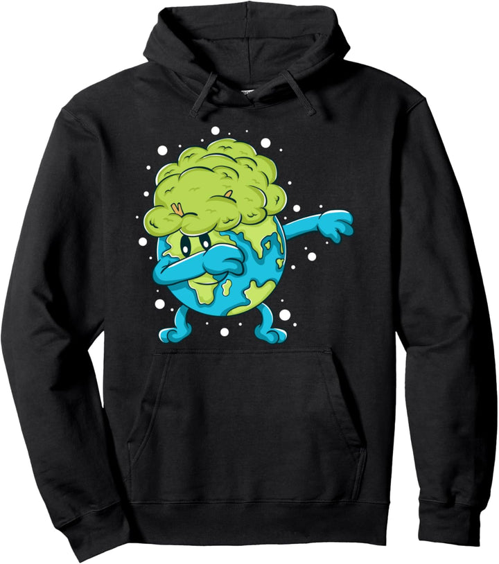 Dabbing Earth Cool Earth Day Shirt for Kids and Toddlers Pullover Hoodie