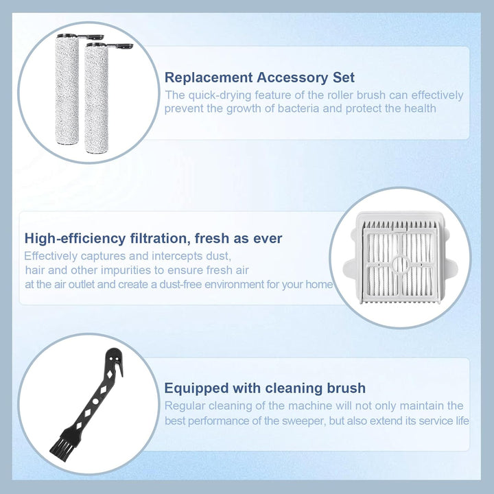 Bürstenrolle Filter Ersatzteile für Roborock F25 / F25 ACE/RT/LT/ALT/GT/XT/ACE Combo/Combo/BX/Ultra/