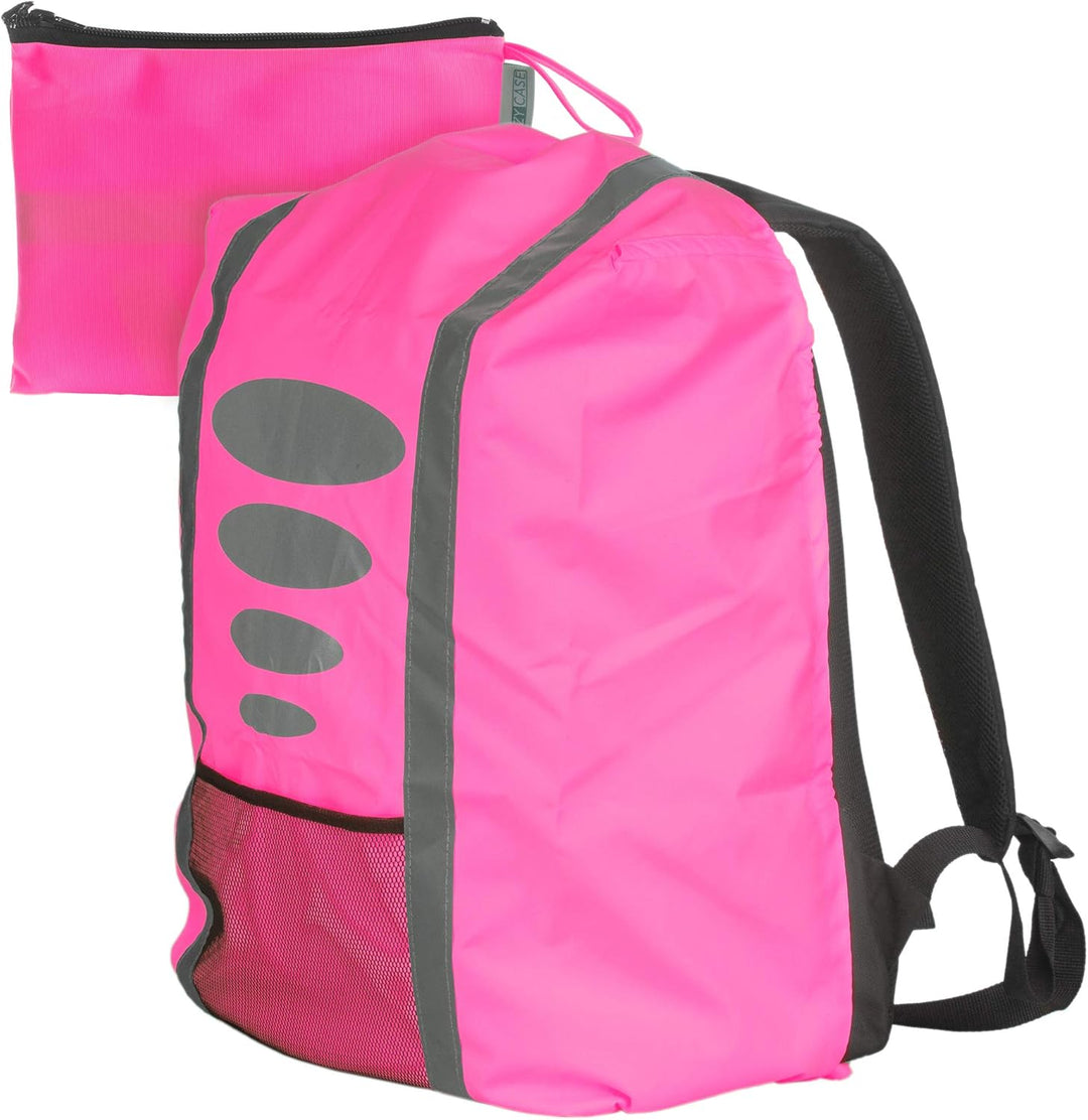 EAZY CASE Rucksack Schulranzen Regenschutz, Schutzhülle mit Reflektorstreifen, Regenüberzug, Regensc