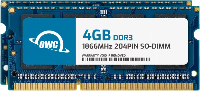 OWC - 8GB Memory Upgrade Kit - 2 x 4GB PC14900 DDR3 1866MHz SO-DIMMs für 27-inch iMac Retina 5K Disp