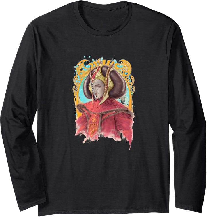 Star Wars Padme Amidala Regal Portrait Langarmshirt