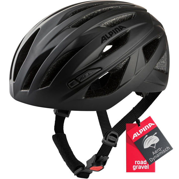 ALPINA Path Helm schwarz 51-56 cm, 51-56 cm