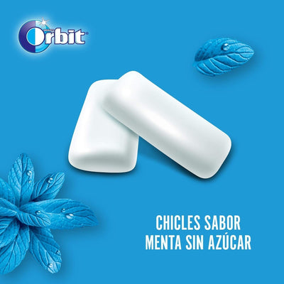 ORBIT OHNE ZUCKER KAUGUMMIS MINT