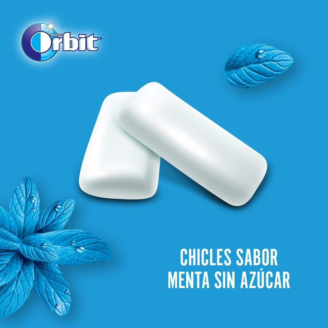 ORBIT OHNE ZUCKER KAUGUMMIS MINT