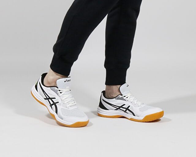 ASICS Upcourt 5 44.5 EU White Safety Yellow, 44.5 EU White Safety Yellow
