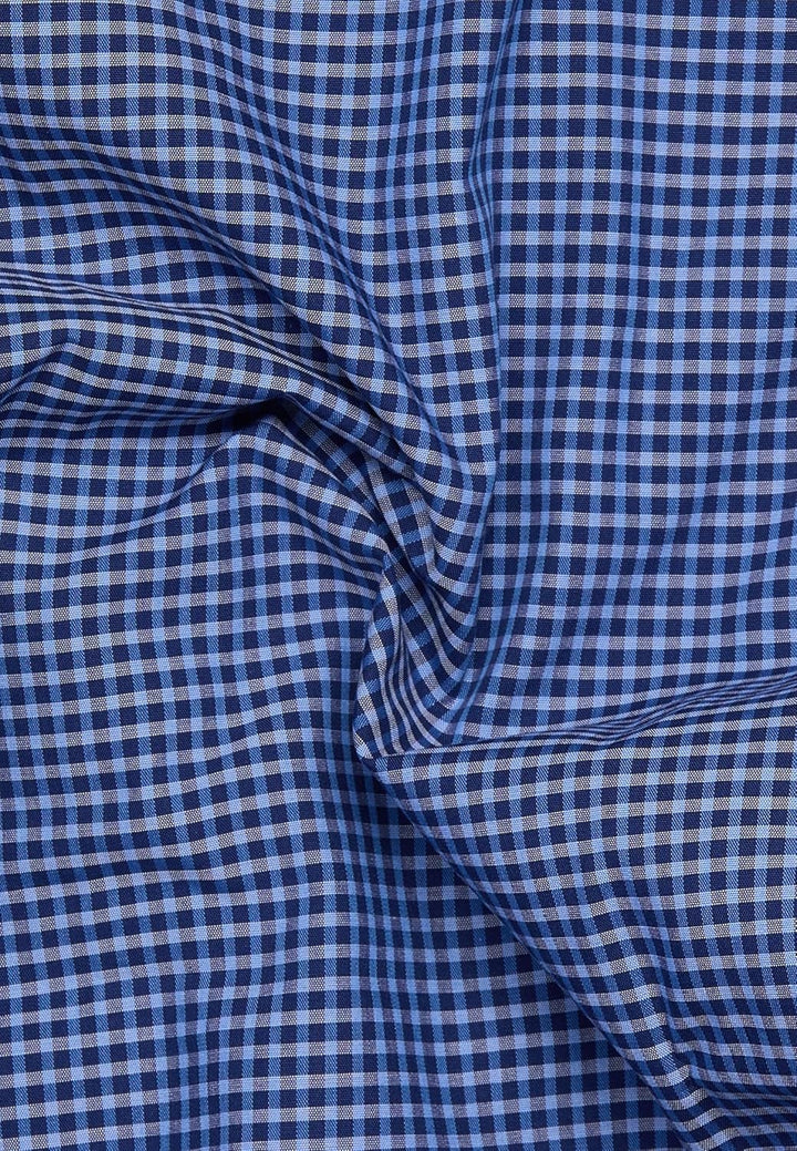 ETERNA Langarm Hemd COMFORT FIT Popeline unifarben 43 Blau, 43 Blau