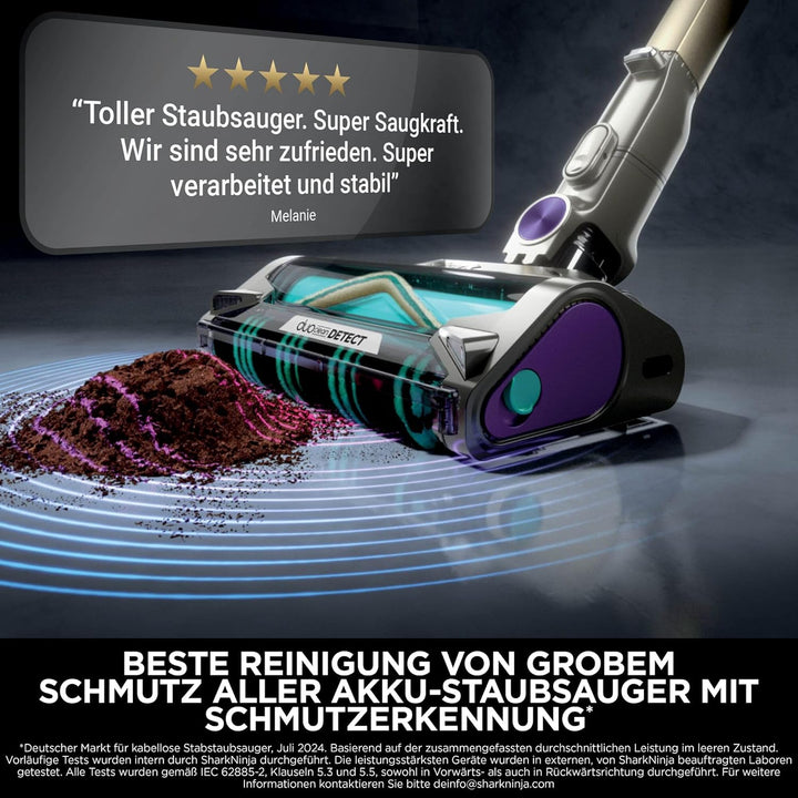 Shark PowerDetect Clean & Empty Akku-Staubsauger, DuoClean Detect, Reverse Clean, 2-L-Absaugstation,