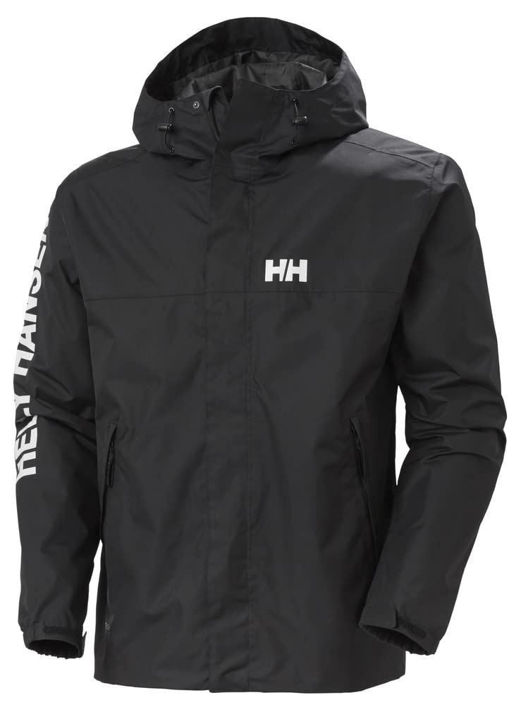 Helly Hansen Herren Ervik Wasserdichte Jacke S Schwarz, S Schwarz