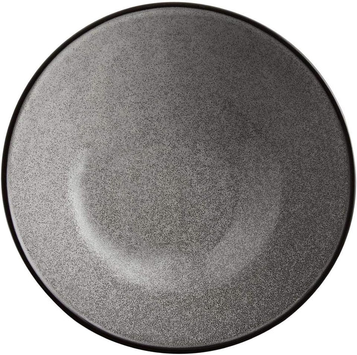 Olympia Mineral-Schalen-Set, 215 mm (4 Stück), grau, verglastes Porzellan, BS4034-zertifiziert, DF17