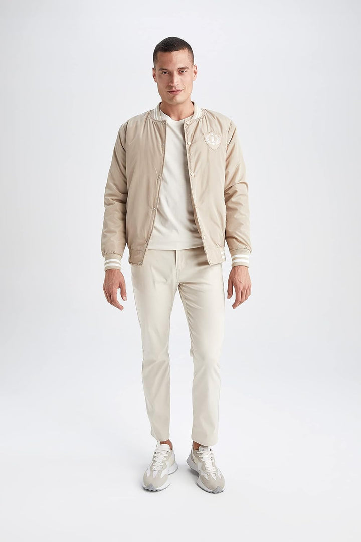 DeFacto Herren Jacket S Stone, S Stone