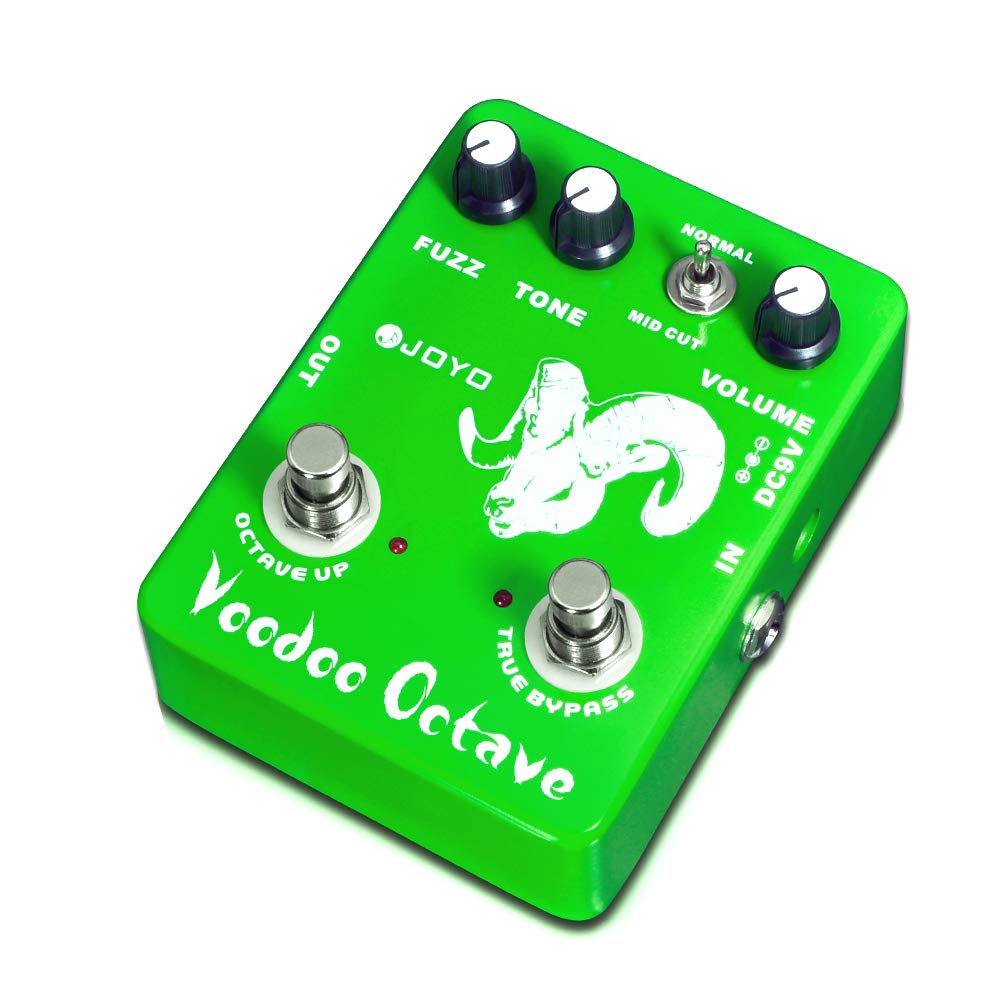 JOYO Octave Fuzz Pedal Germanium Fuzz 60er Rock-Effekt mit „Mid-Cut“ für E-Gitarre – True Bypass (Vo