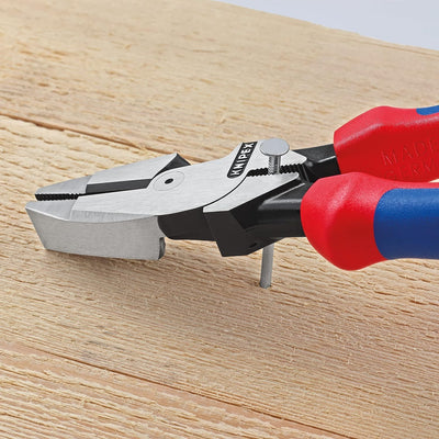 Knipex Kraft-Kombizange "Lineman's Pliers" amerikanisches Modell schwarz atramentiert, mit rutschhem