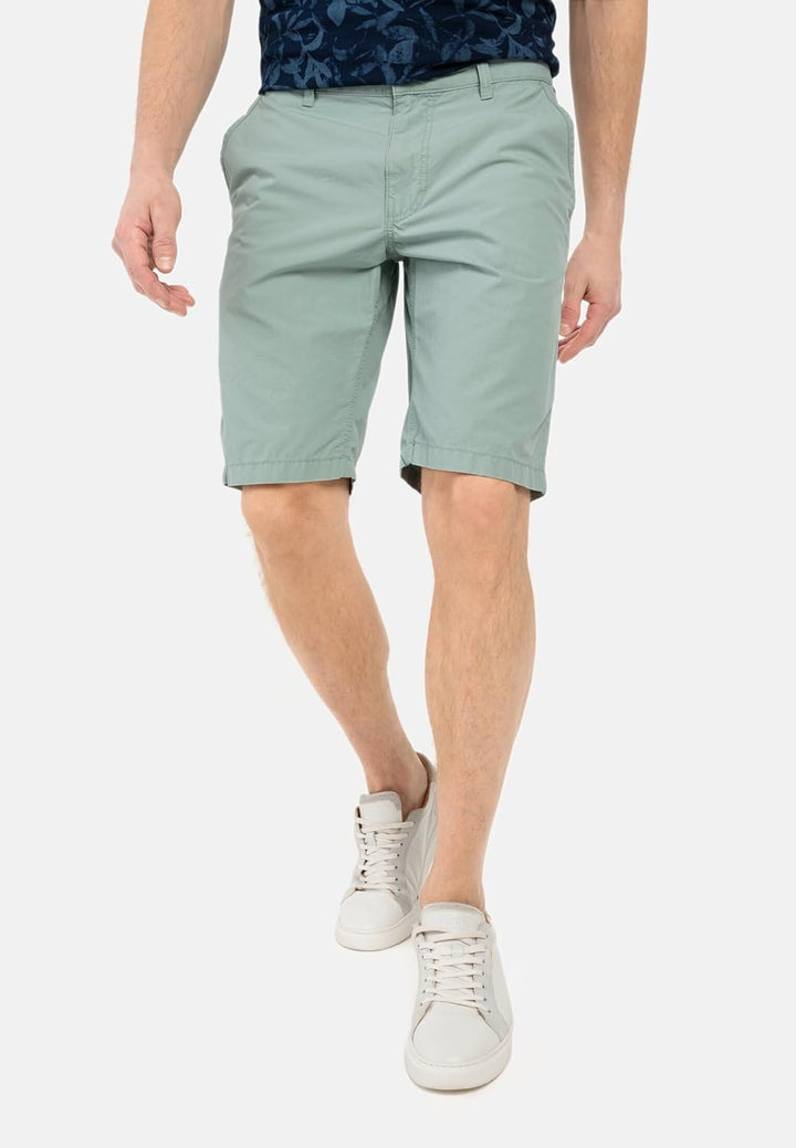 camel active Chino Shorts Aus Reiner Baumwolle - Hose 38 Blau-grün, 38 Blau-grün