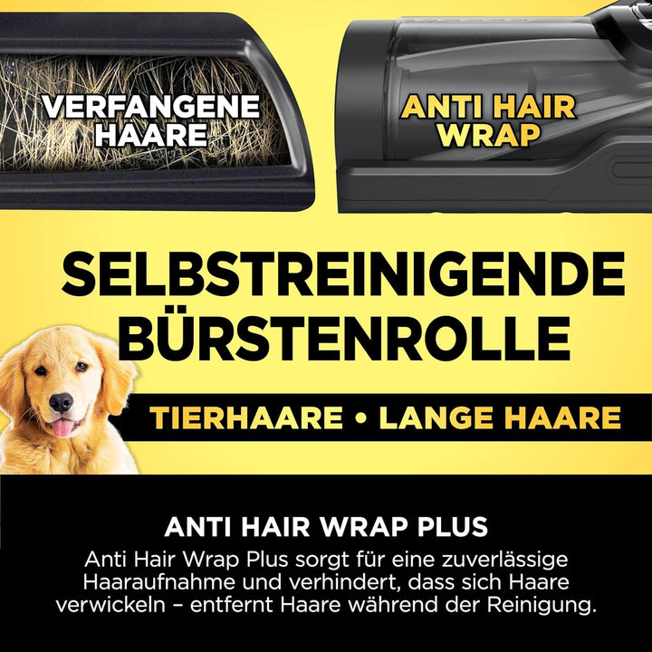Shark PowerDetect Clean & Empty Akku-Staubsauger für Tierhaare, Selbstentleerende Basis 45 Tage, Duo