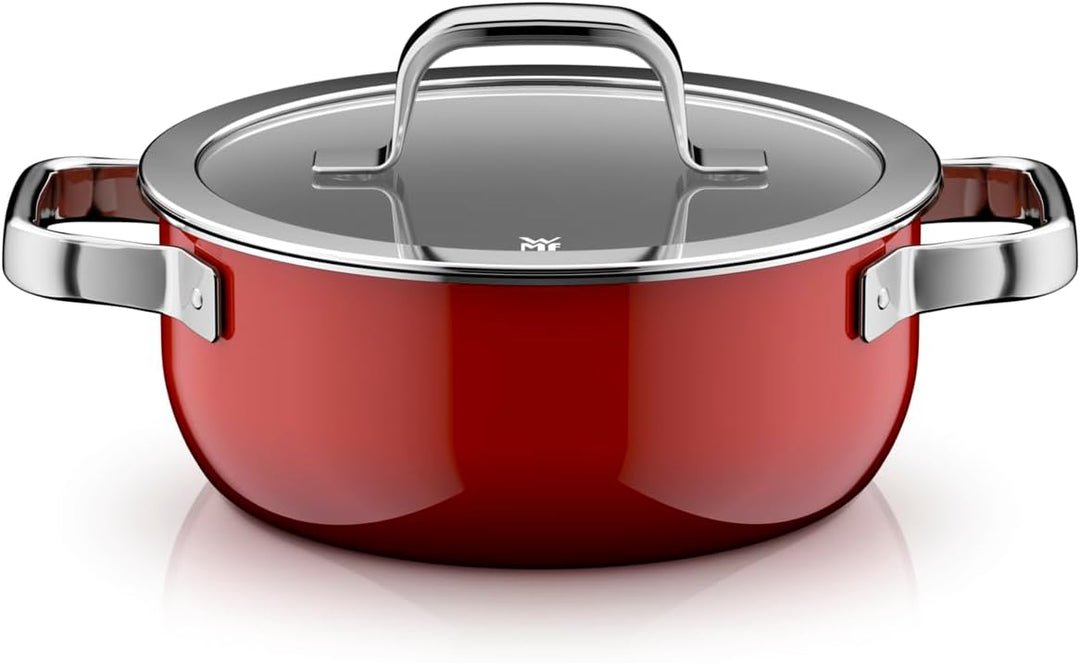 WMF Fusiontec Mineral Pro, Bratentopf, Deckel, 20 cm, langlebig, kratzfestes Material, Kochtopf Indu