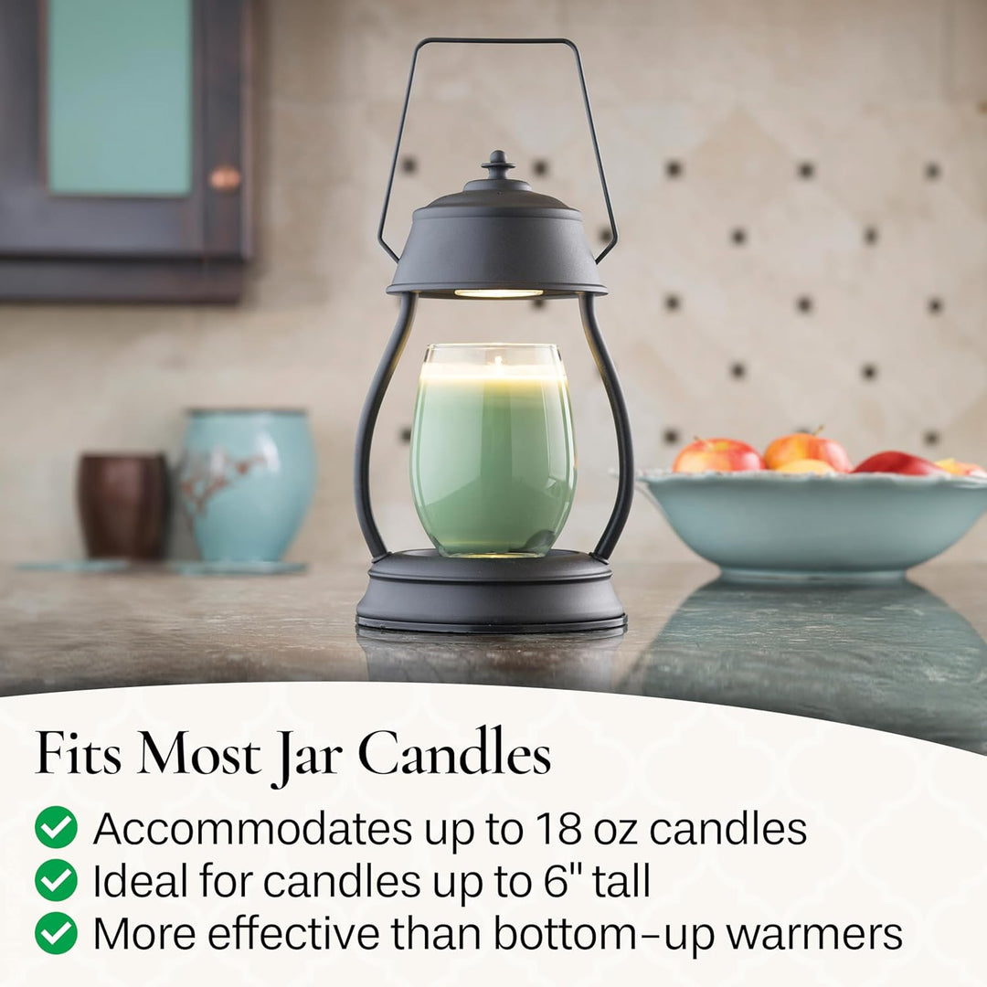 Candle Warmers Hurricane Laterne Kerzenwärmer schwarz