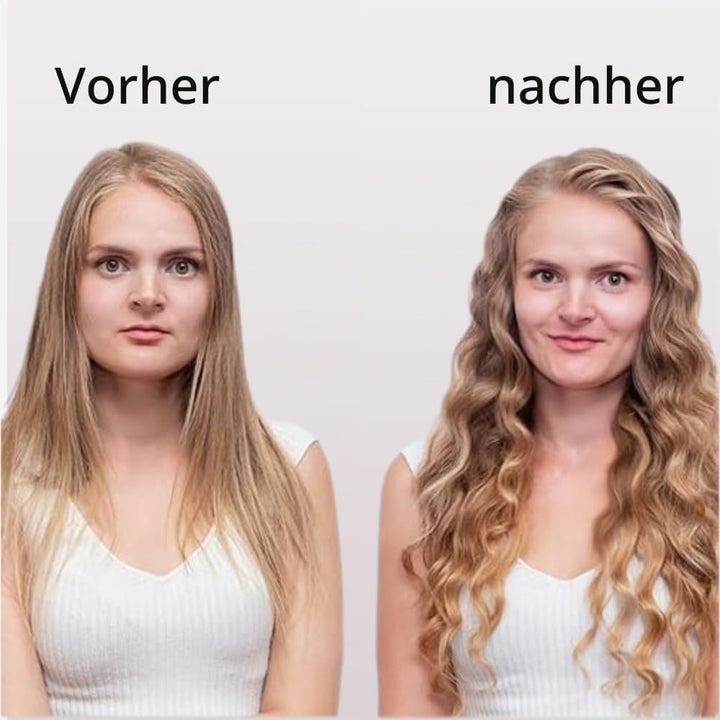 KUSNCA Ionen Glätteisen，2 IN 1 Haarglätter Locken und Glätten glatt und glänzend，3D-Schwebende Keram