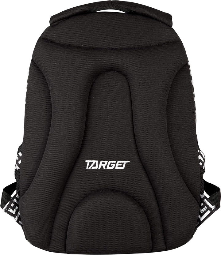 TARGET BACKPACK 3 ZIP DUEL GREY PYRAMIDS 26297