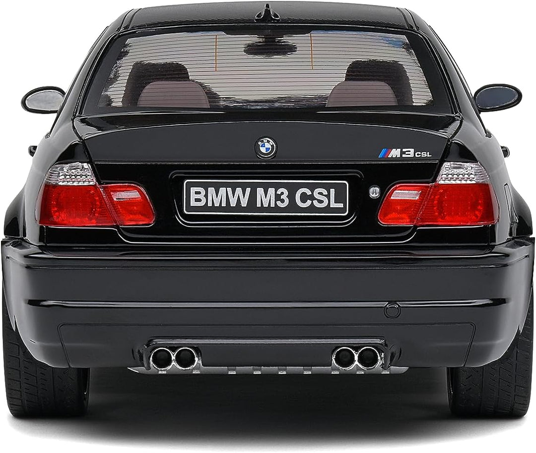 Solido Modellauto Massstab 1:18 BMW E46 CSL schwarz