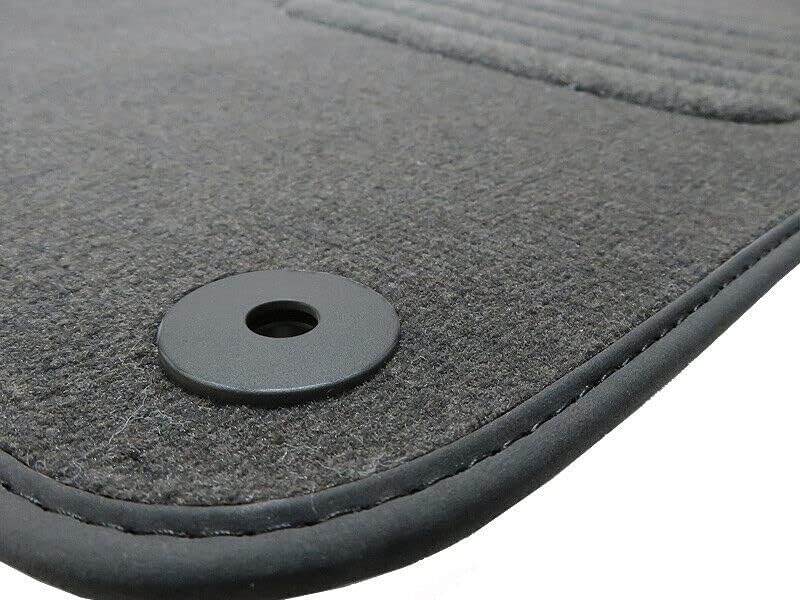 Premium Velourmattenset für Cupra Born ab Bj. 2021 PREM ANTHRAZIT runde Befestigungen Mit Absatzscho