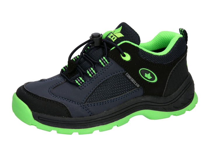 Lico Unisex Kinder Gordo Low Cross-Laufschuhe 28 EU Marine Lemon, 28 EU Marine Lemon