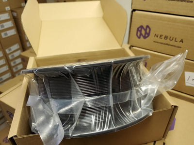 NEBULA PETG Filament 1.75 mm (± 0,05 mm), 3D drucker filament 1 kg spule schwarz, 3D printer PETG-Fi