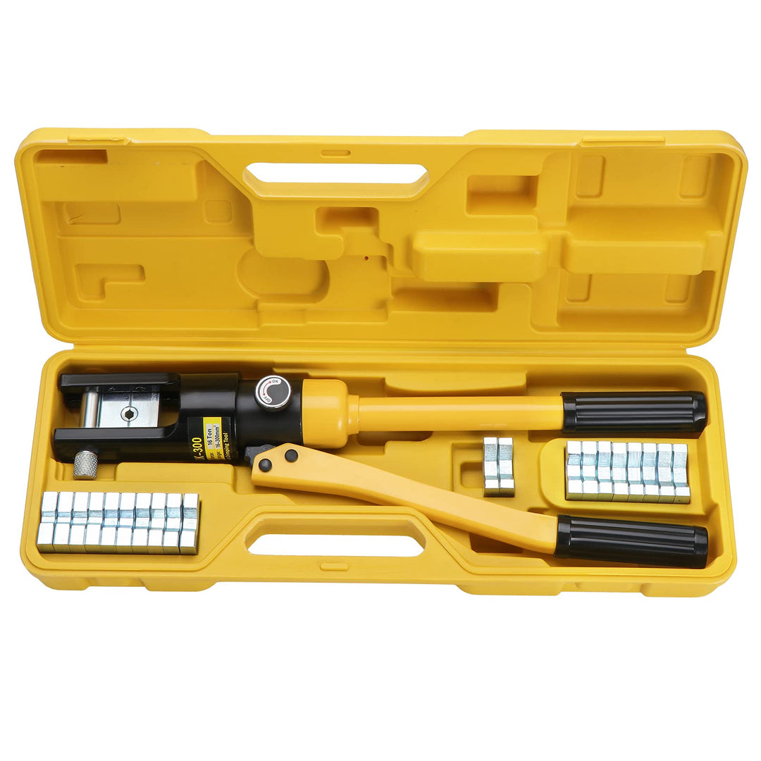 Faankiton 12 Tonnen Hydraulische Presszange Crimpzange, 8-300 mm² Kabelschuhe Zange Crimpzange, Hydr