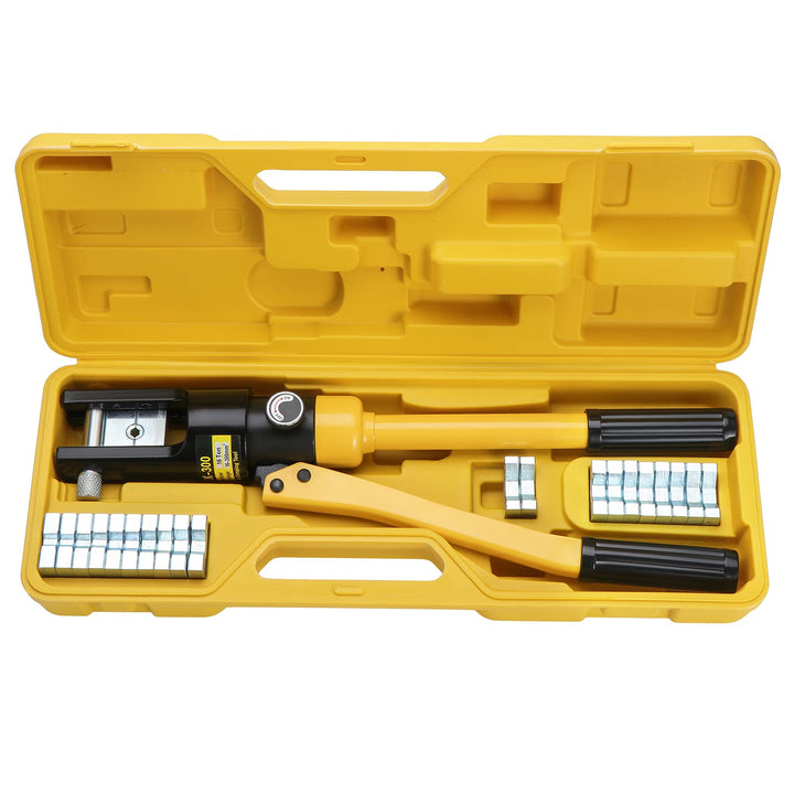 Faankiton 12 Tonnen Hydraulische Presszange Crimpzange, 8-300 mm² Kabelschuhe Zange Crimpzange, Hydr