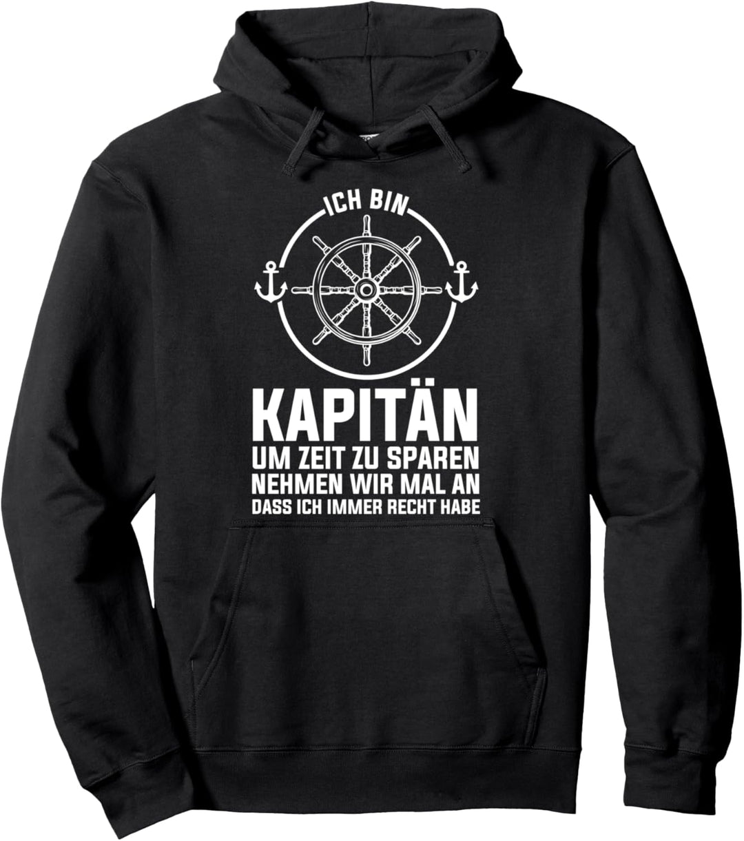 Kapitän Schiff Segeln Pullover Hoodie